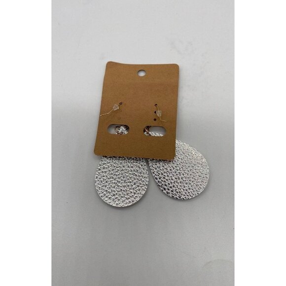 Women's Sliver Teardrop Statement Earrings Fashion Jewelry Hook Style Lightweigh - Picture 2 of 7